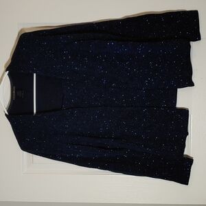 Social Circles Blue Glitter Sparkle Jacket and attached Undershirt Size 10 New